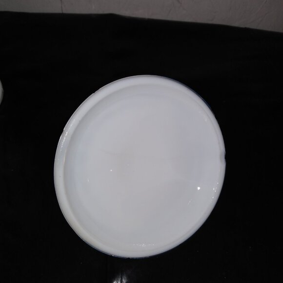 Vintage Milk Glass Vase Indiana Glass Company's "Colony Harvest - Picture 6 of 9